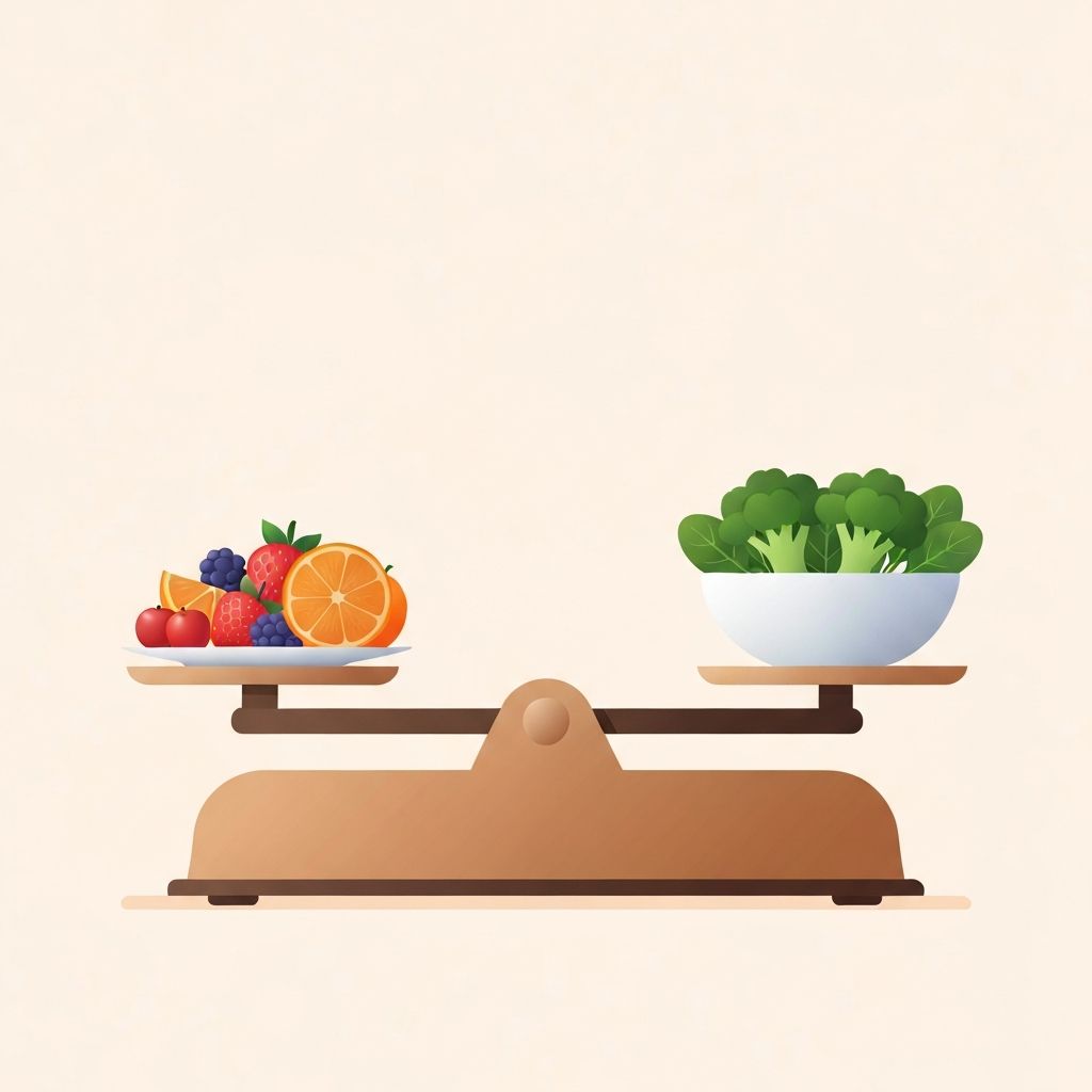 Balanced scale representing energy balance concept